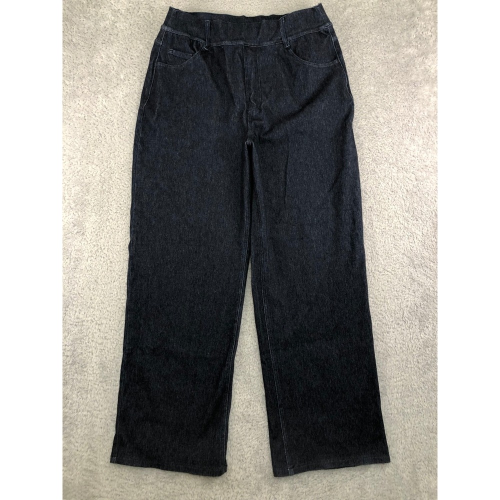 Halara Jeans Women M (29x28.5) Blue NWT Wide Leg Halara Magic High Rise Stretch